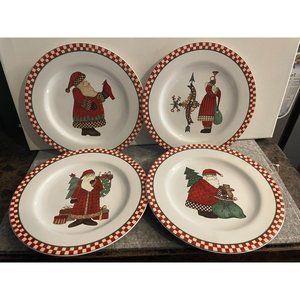 4 Sakura 1998 Debbie Mumm Magic of Santa 8.25 Inches  # 1569